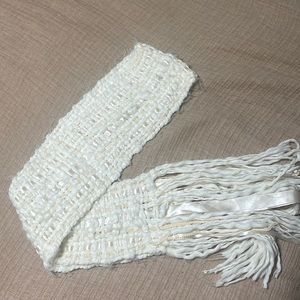 Express Cream Scarf